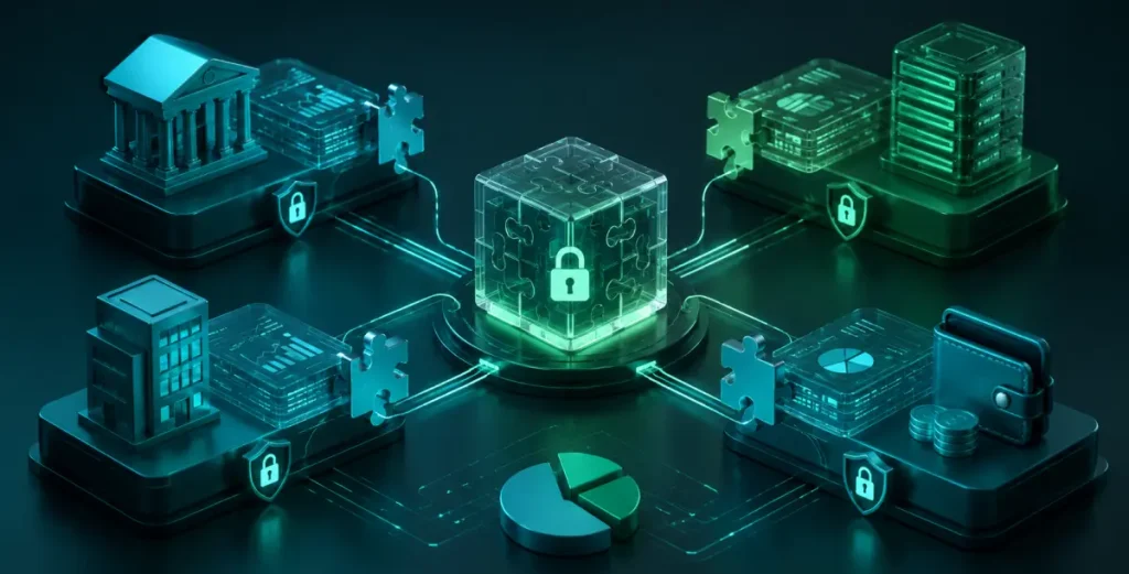 decoupling utility from data possession enables secure, cross-firm analytics without exposure