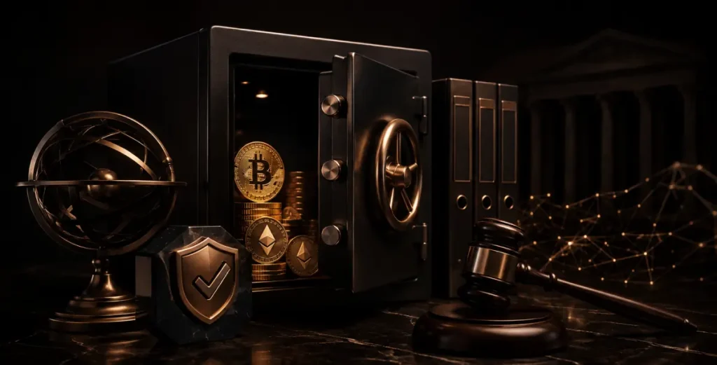 institutional crypto governance, policy engines, role segregation, and key recovery
